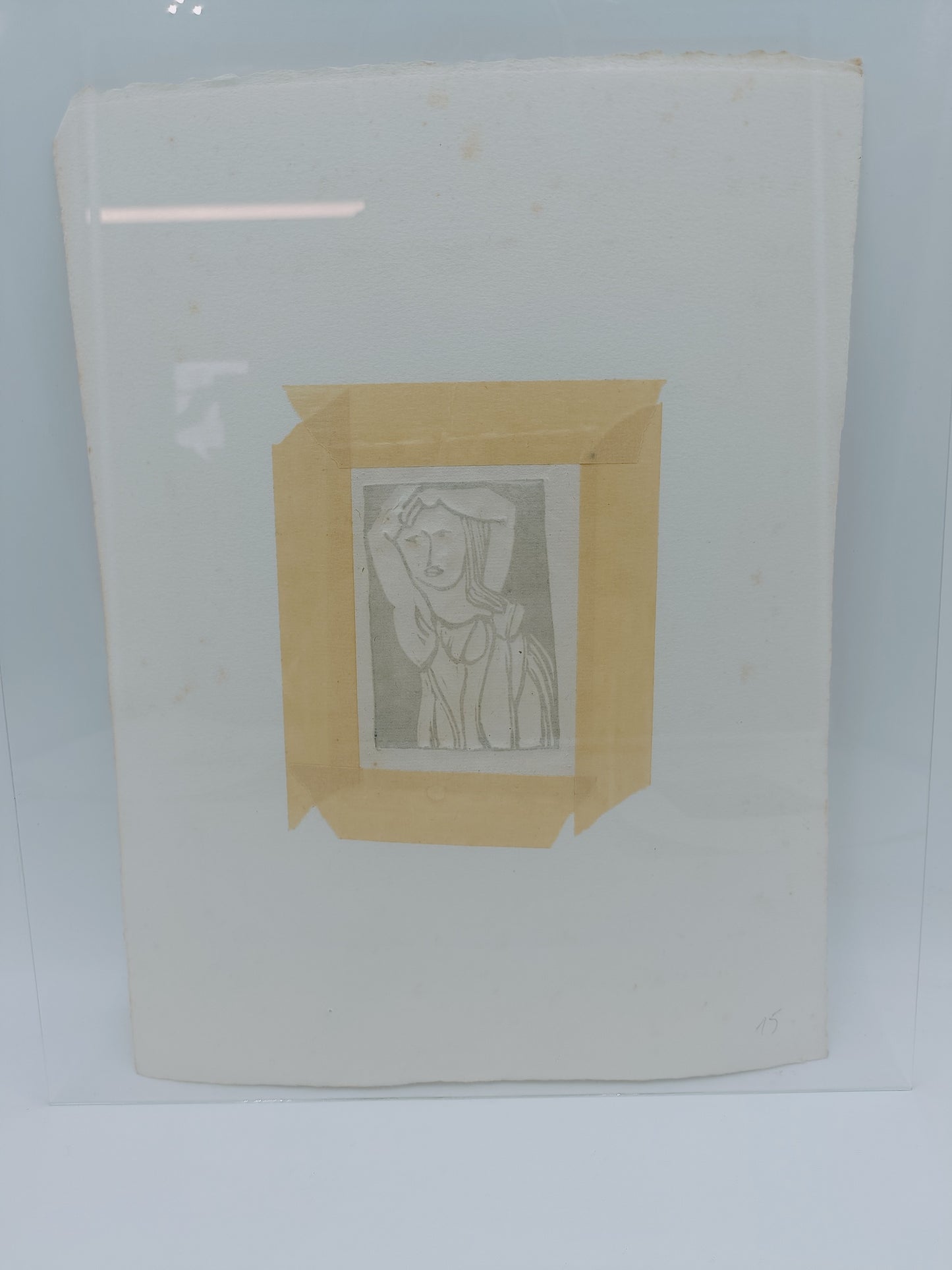 Michel FRESNEL, gravure sur bois 73 9/30