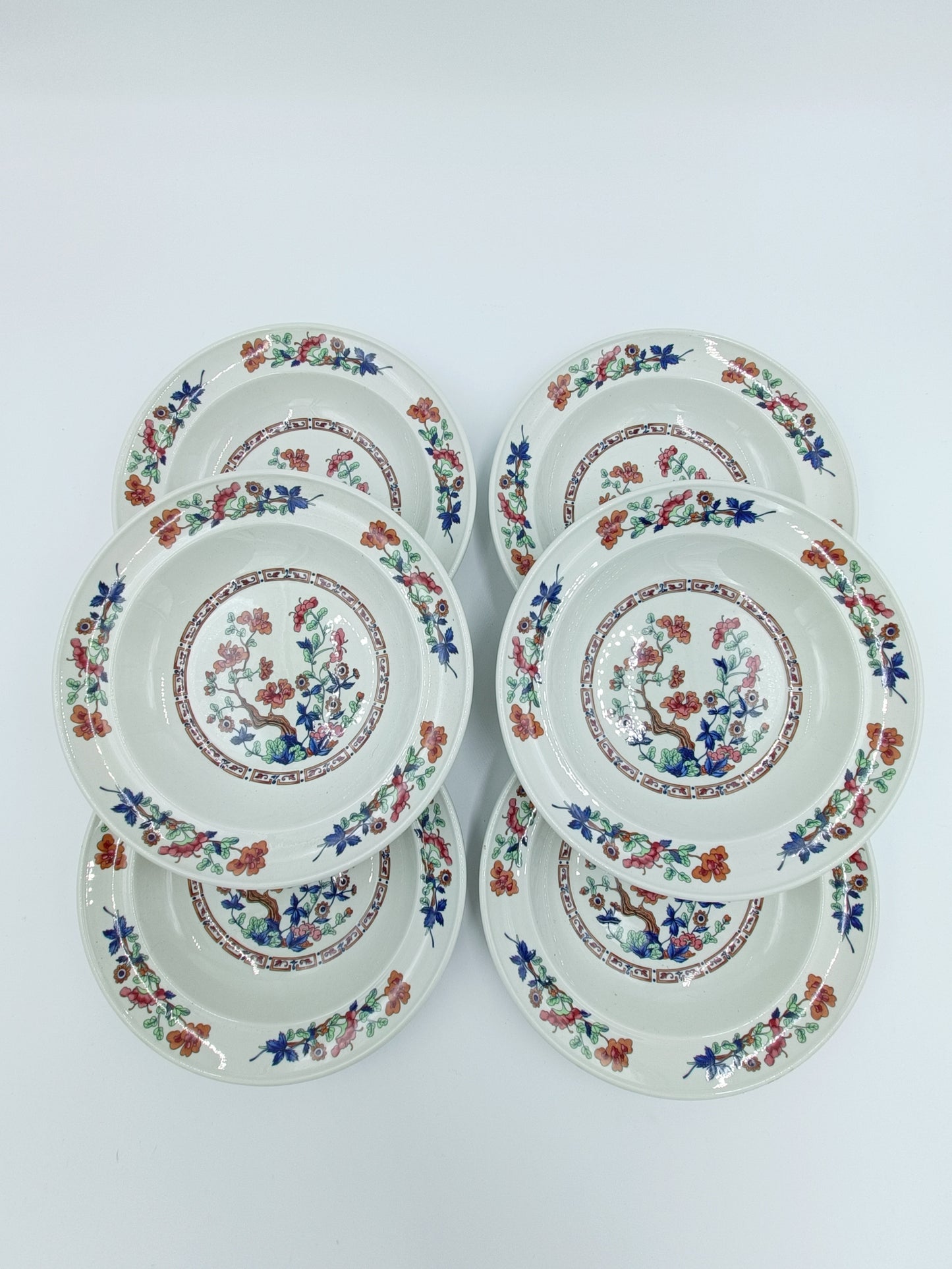 Assiettes creuses Sarreguemines modèle Téhéran