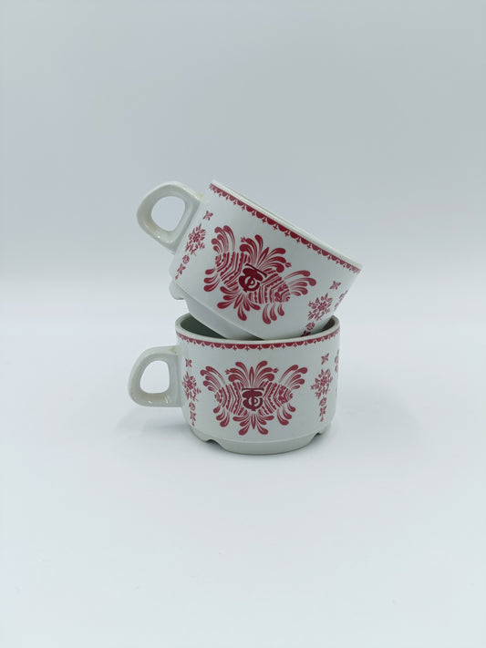 Tasses porcelaine Maison Trois Gros