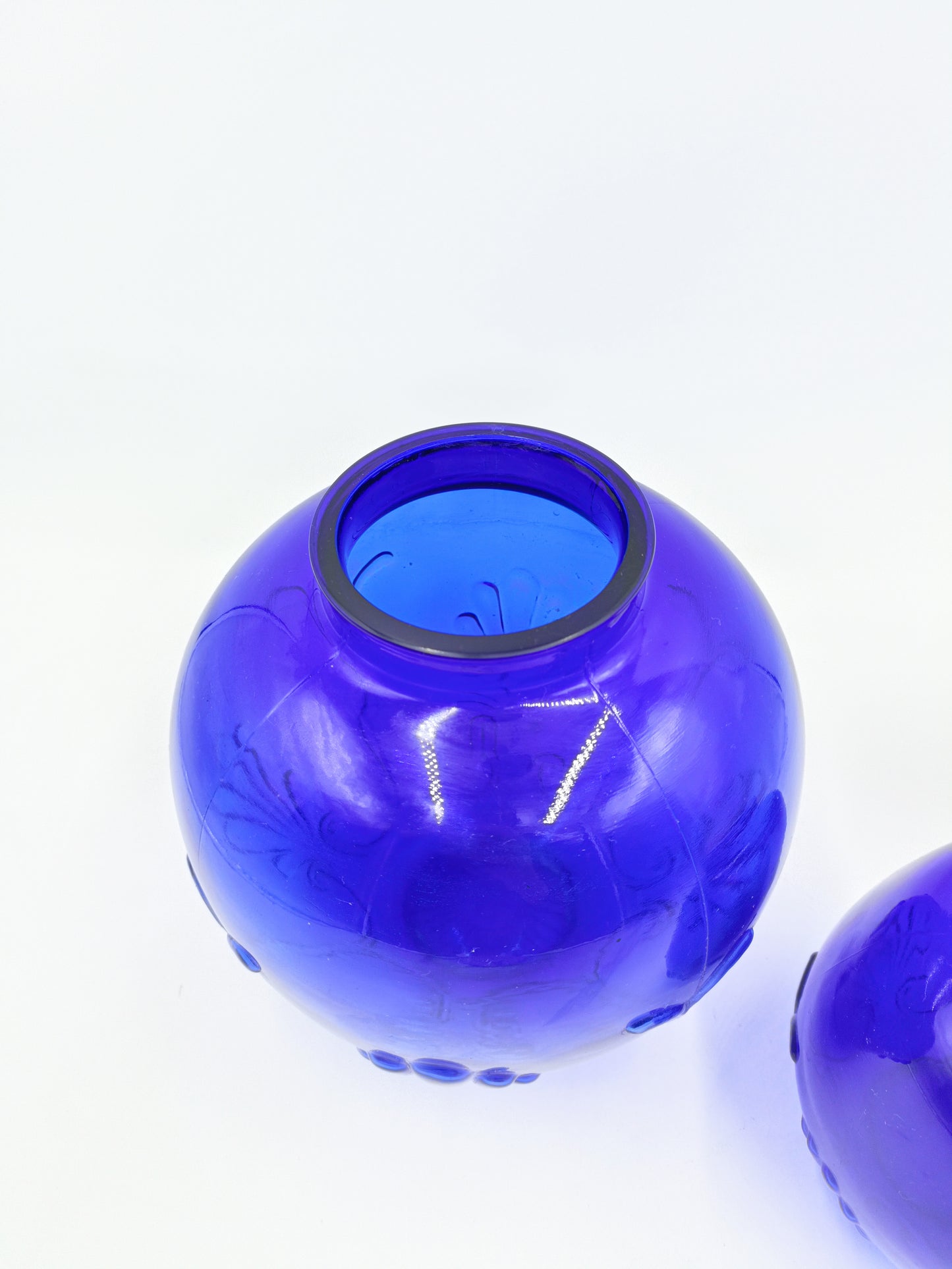 Duo de vases bleu