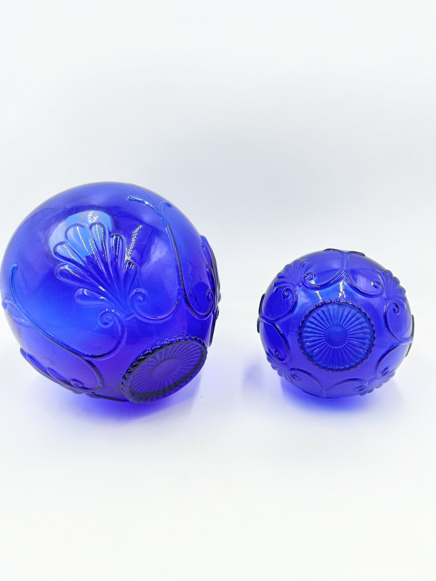 Duo de vases bleu